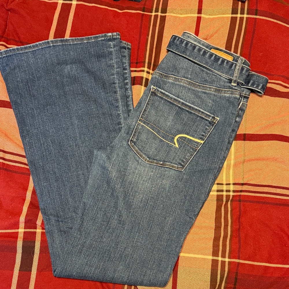American Eagle Outfitters Blue Flare Jeans
